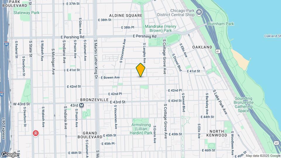 633 E Bowen Ave Mapa y Detalles de la Ubicación