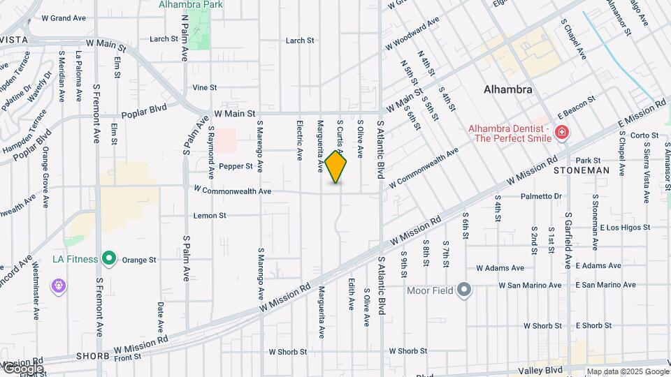 241 S Curtis Ave Map and Location Details