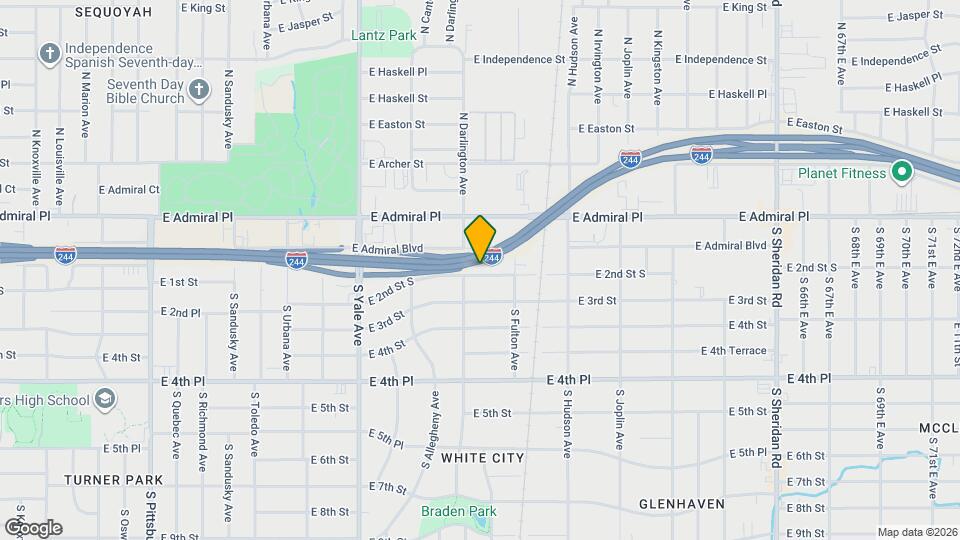 5321 E 2nd St S Map and Location Details