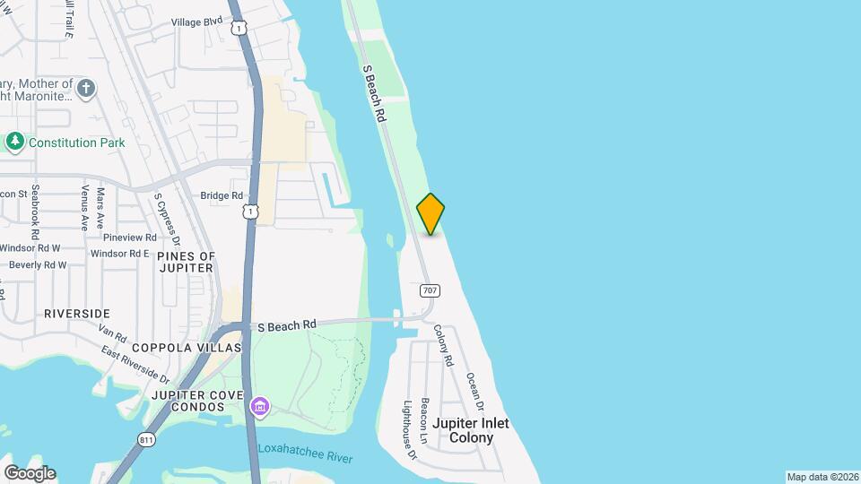 400 S Beach Rd Map and Location Details