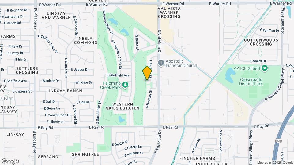 1312 S Boulder Ct Map and Location Details