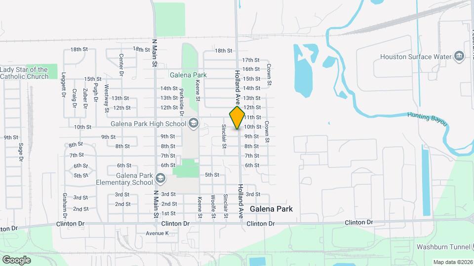 1303 9th St Map and Location Details