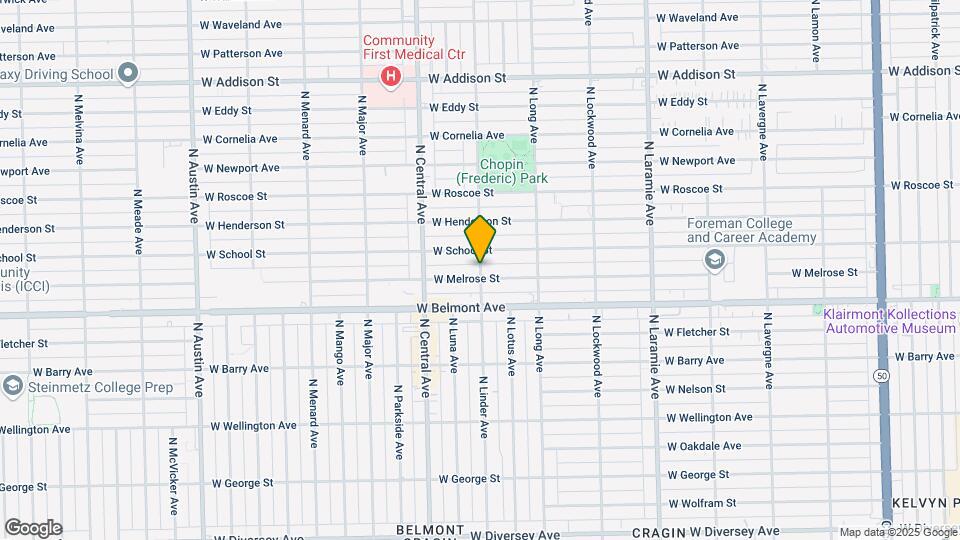 3250 N Linder Ave Map and Location Details