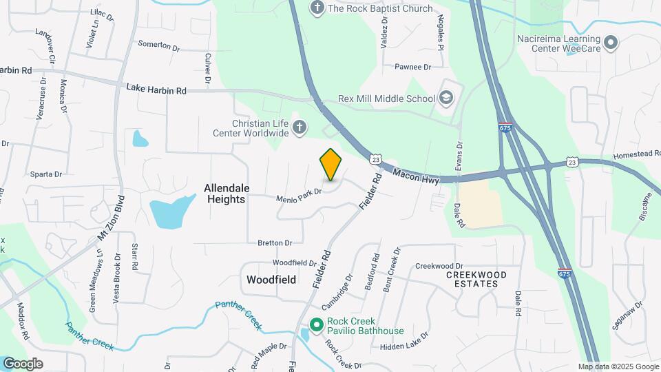 3052 Menlo Park Dr Map and Location Details