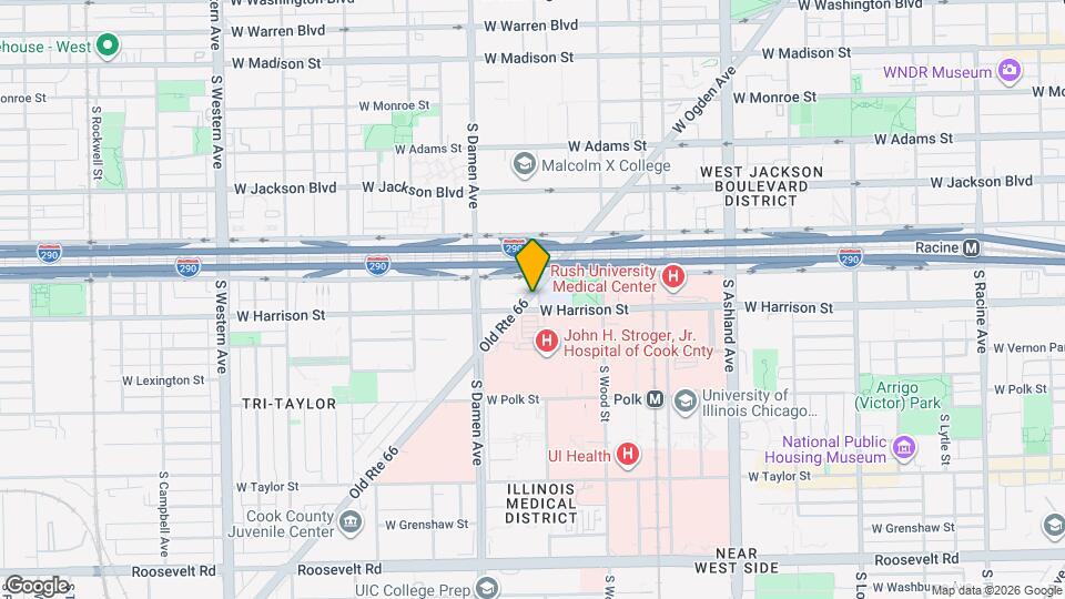 1919 W Ogden Ave Mapa y Detalles de la Ubicación