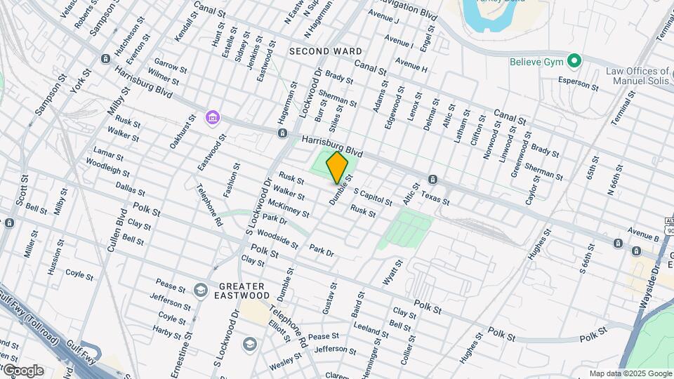 4823 Rusk St Map and Location Details