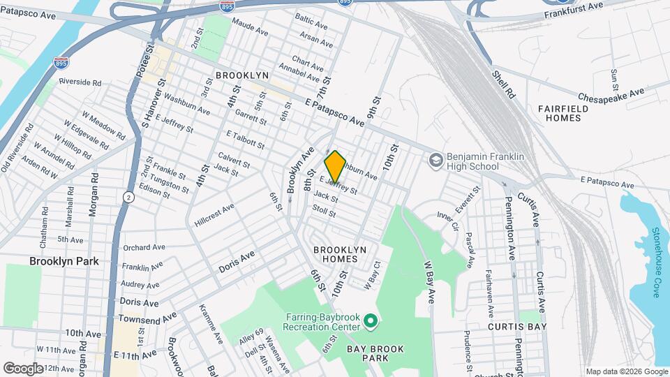 837 E Jeffrey St Map and Location Details