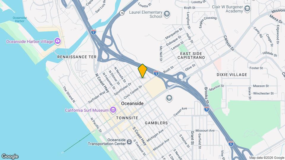 404 N Horne St Map and Location Details