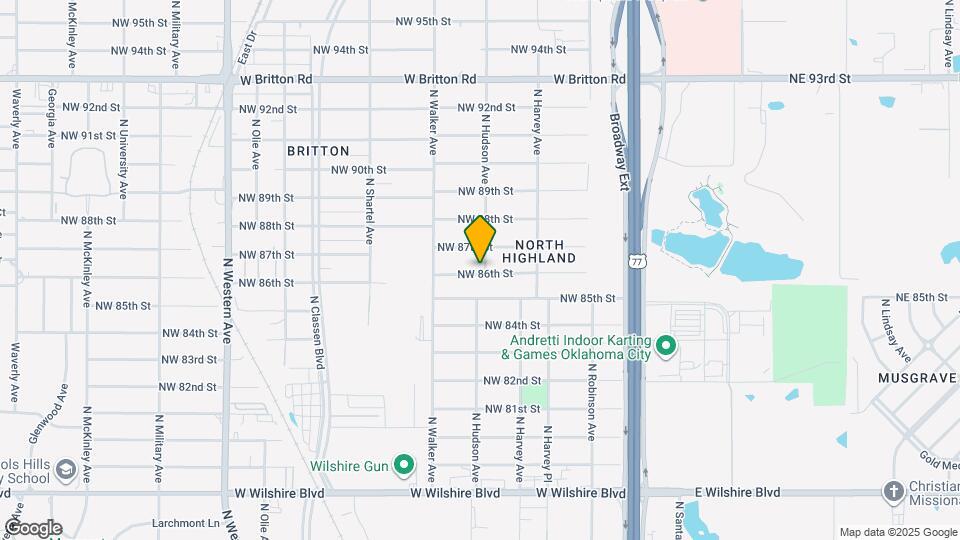 401 NW 86th St Map and Location Details