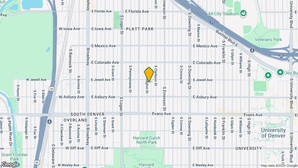 1920 S Washington St Map and Location Details