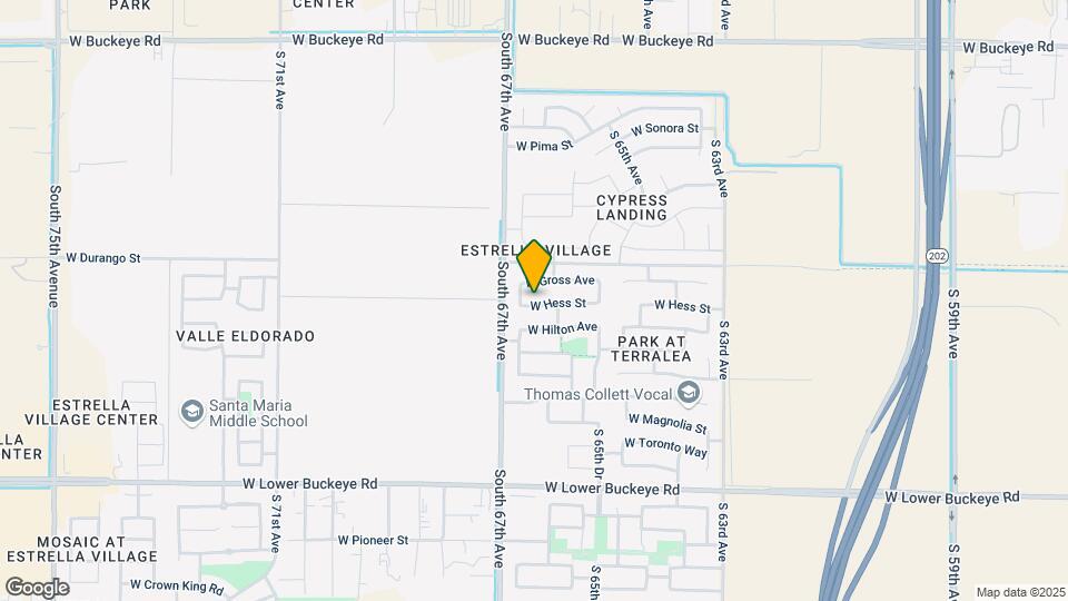 6622 W Hess St Map and Location Details