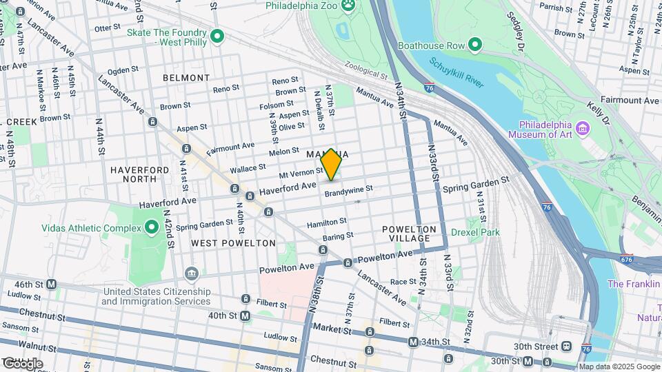 3718 Haverford Ave Map and Location Details