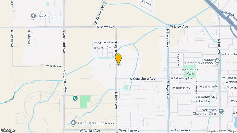 4607 N Casey Ave Mapa y Detalles de la Ubicación