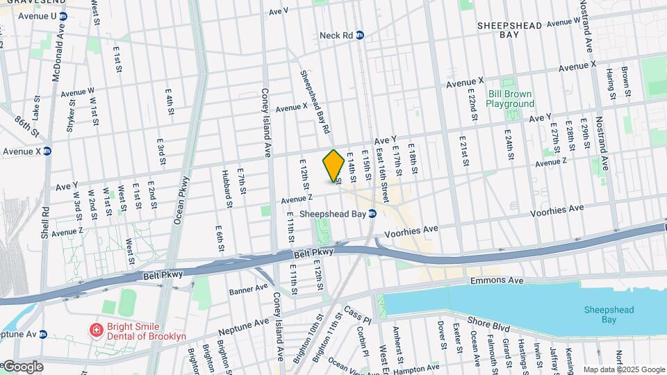 1237 Avenue Z Mapa y Detalles de la Ubicación
