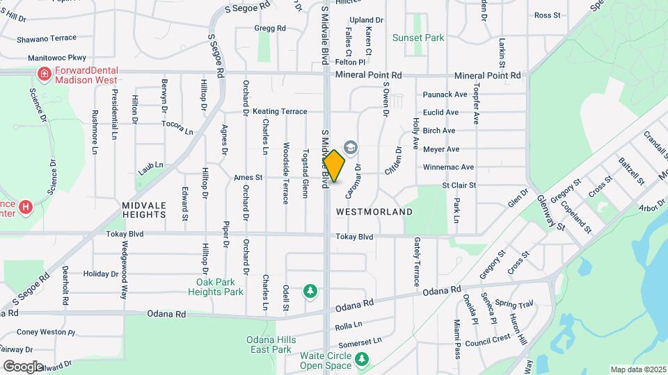 Midvale Heights Apartments Map and Location Details