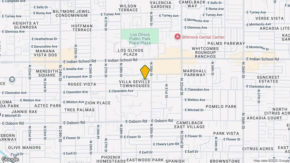 3832 N 30th St Map and Location Details