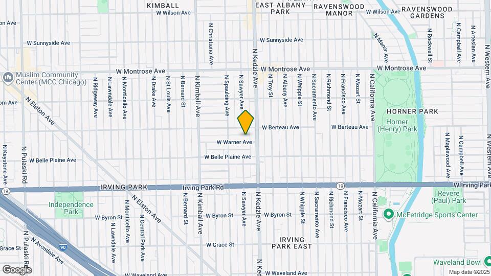 3222 W Warner Ave Map and Location Details