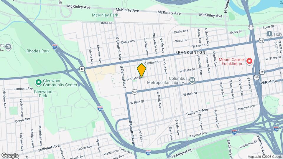 110 Dana Ave Mapa y Detalles de la Ubicación