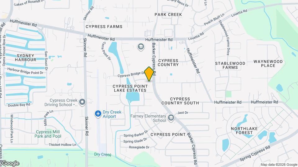 16510 Barker Ranch Ct Map and Location Details