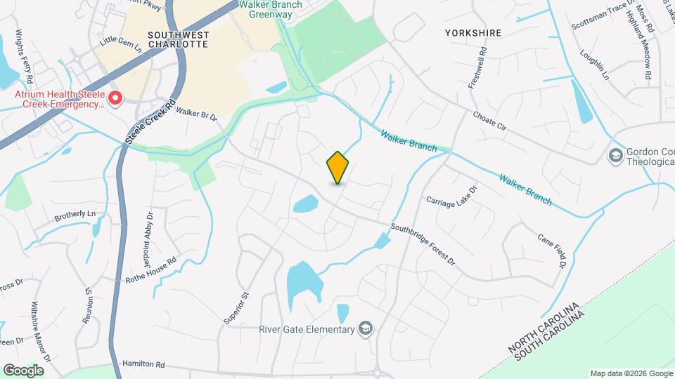 14419 Rhodes Hall Dr Map and Location Details