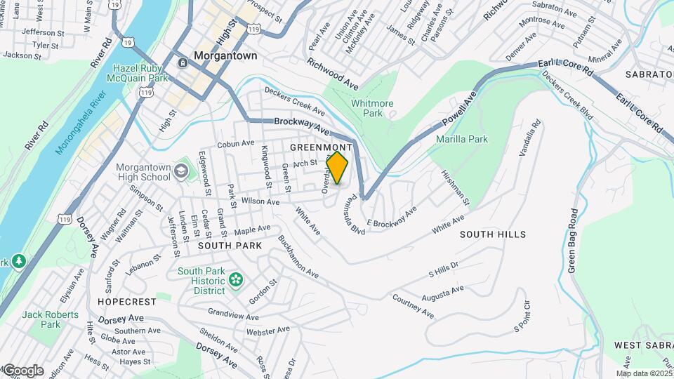 628-630 Brandon St Mapa y Detalles de la Ubicación