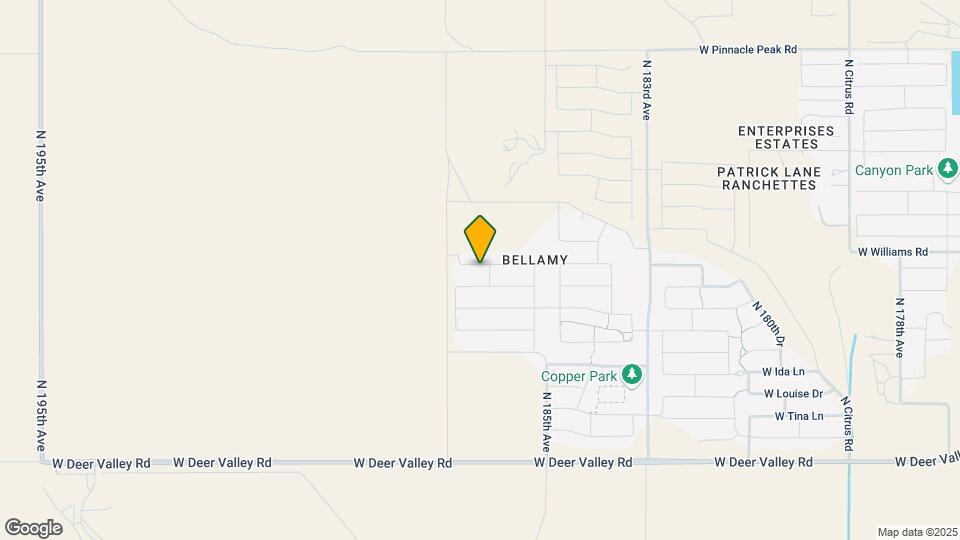 18625 W Williams Rd Map and Location Details