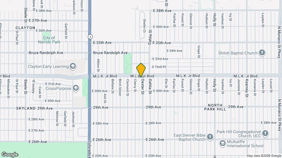 3071 Dexter St Map and Location Details