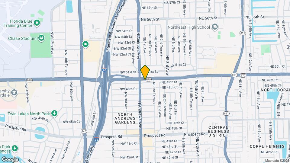 51 NE 49th St Map and Location Details