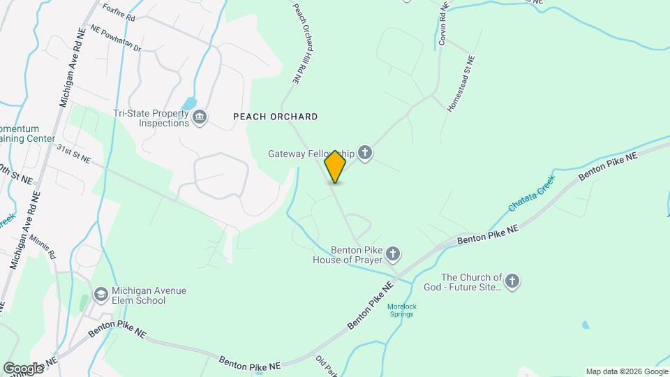 2443 Peach Orchard Hill Rd NE Map and Location Details