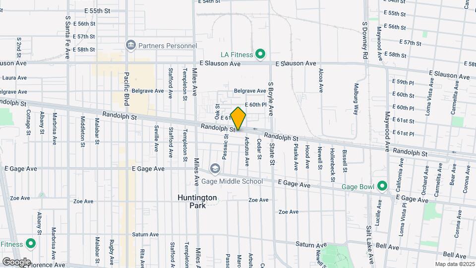 2978 Randolph St Map and Location Details