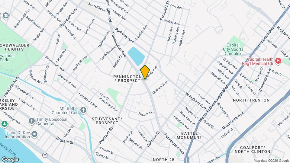 436 Pennington Ave Map and Location Details