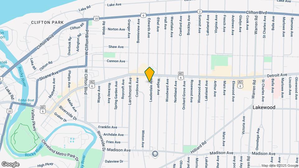 1426-1436 Lauderdale Ave Mapa y Detalles de la Ubicación