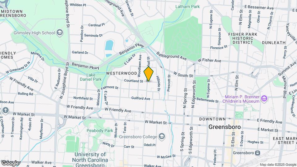 408 N Mendenhall St Map and Location Details