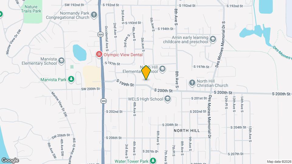 434 S 199th St, Unit 1 Mapa y Detalles de la Ubicación