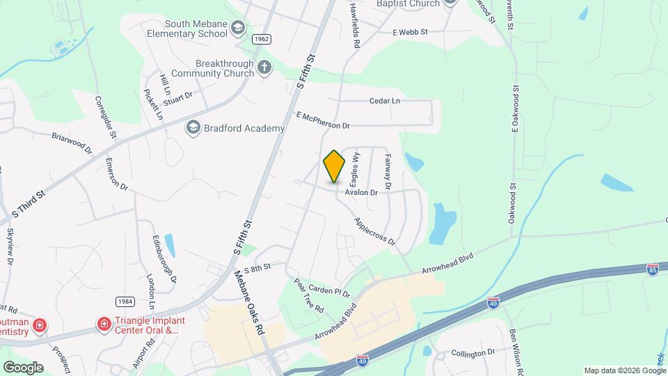 400 Fairway Dr Map and Location Details