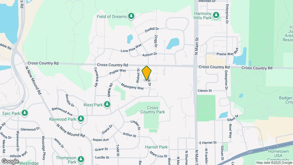 842 Hemlock Dr Map and Location Details