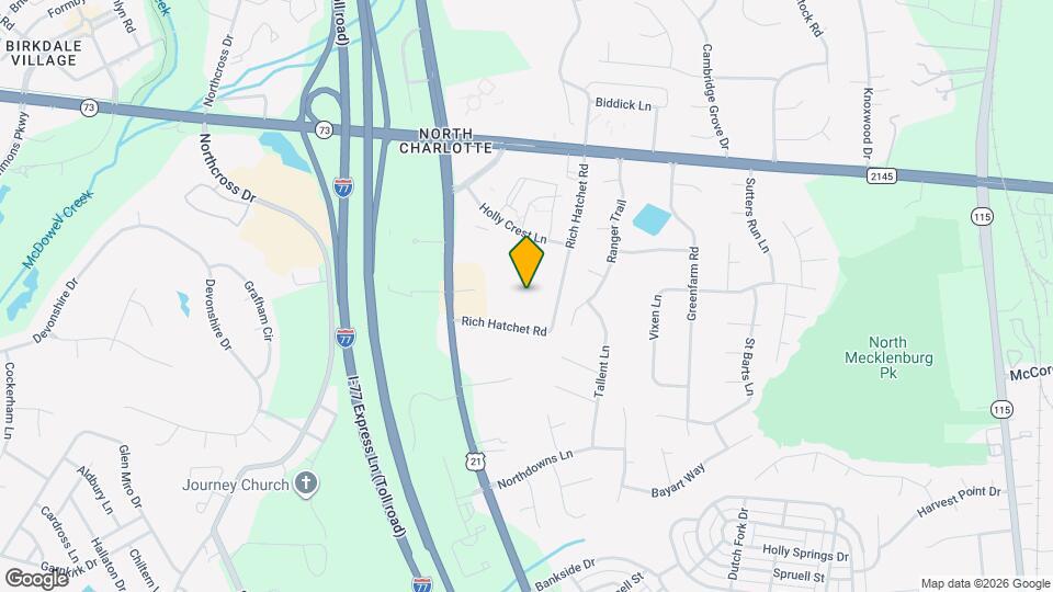 9711 Rich Hatchet Rd Map and Location Details