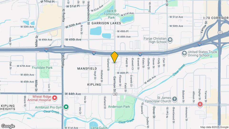 4699 Garrison St Map and Location Details