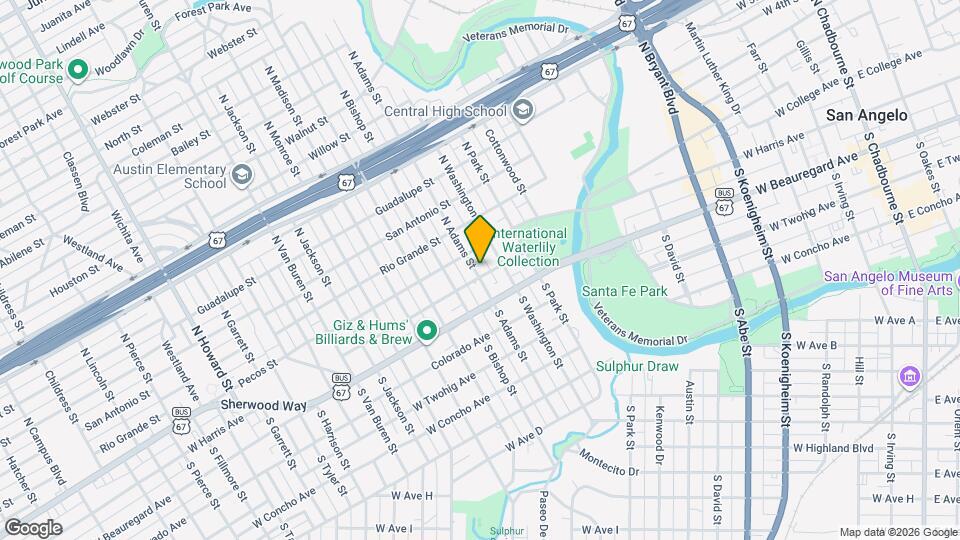 2 N Adams St Map and Location Details