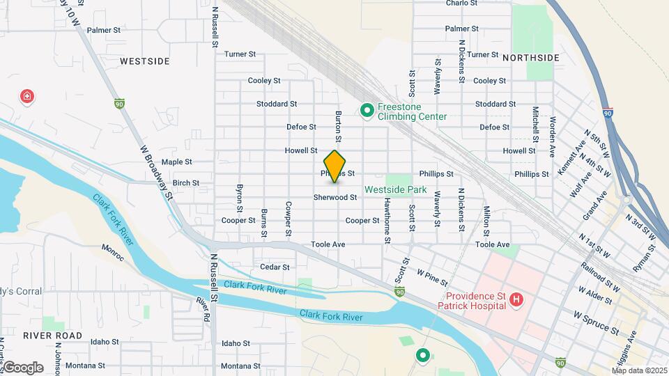 1402-1408 Sherwood St Map and Location Details