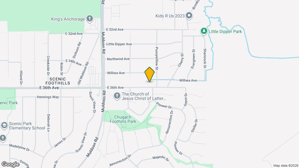 8111 E 36th Ave Map and Location Details