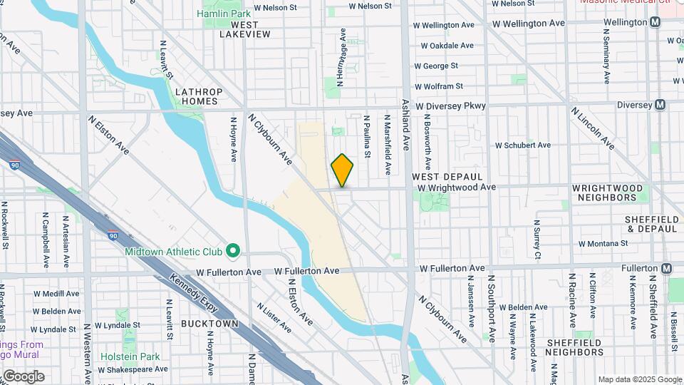 1781 W Altgeld St Map and Location Details