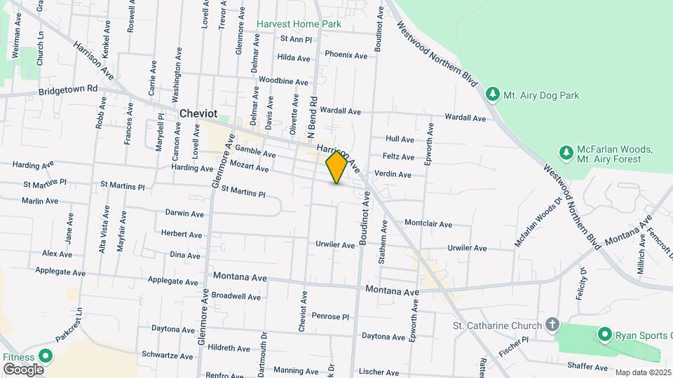 3135 Mozart Ave Mapa y Detalles de la Ubicación