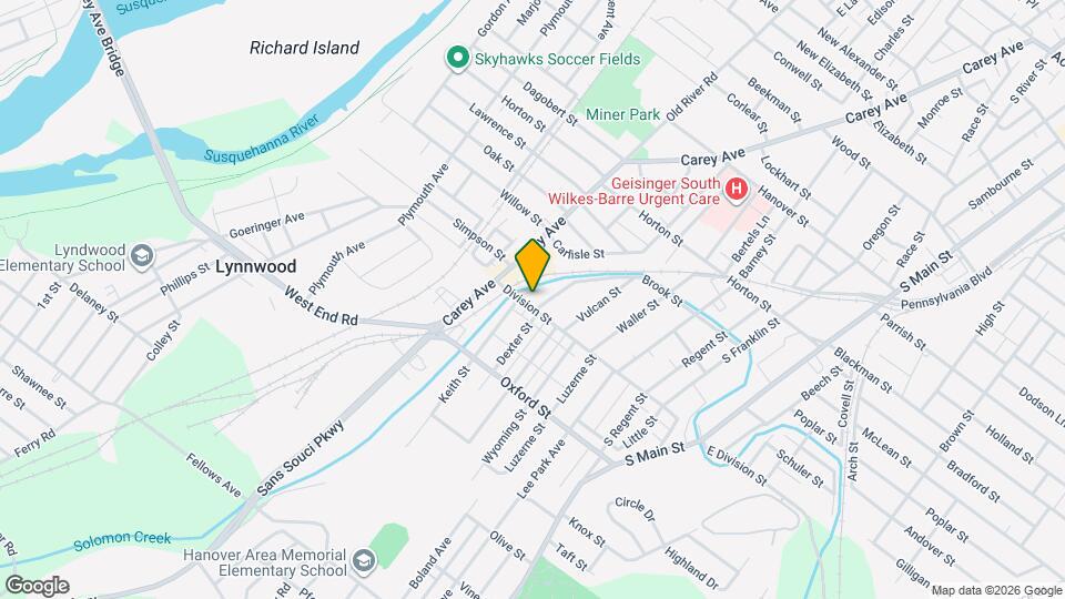 239 Division St Map and Location Details