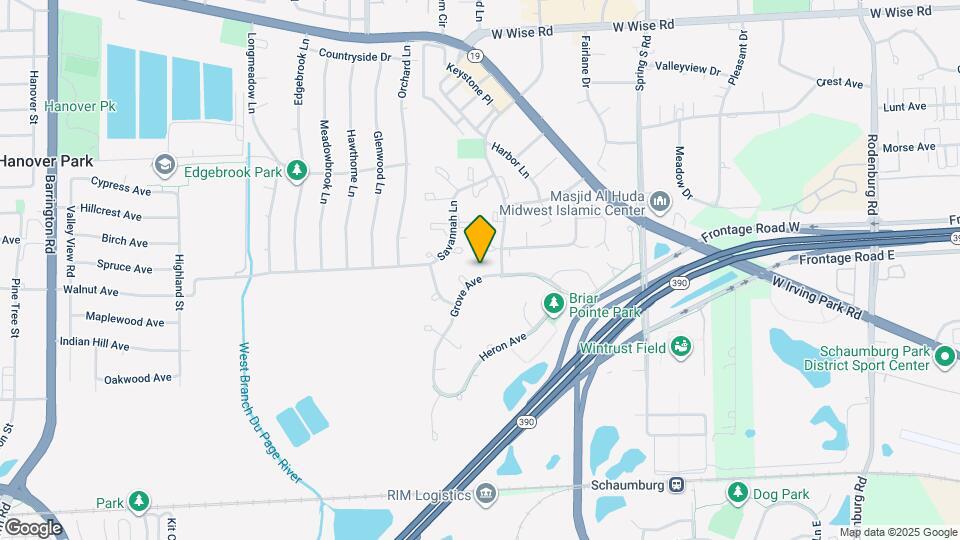 1840 Grove Ave Map and Location Details