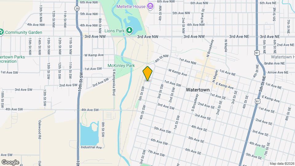 115 4th St SW Map and Location Details