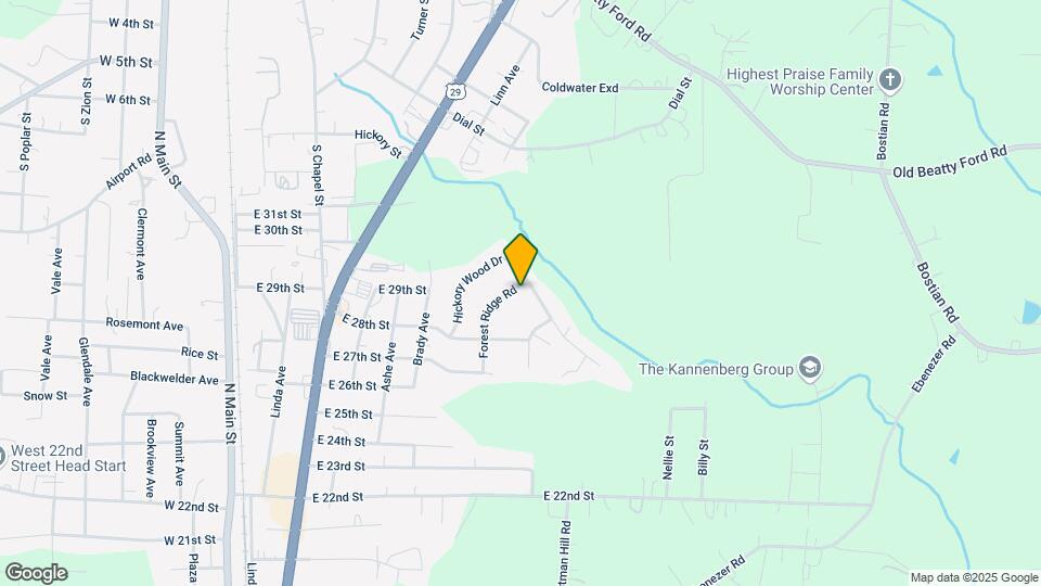 614 Forest Ridge Rd Map and Location Details