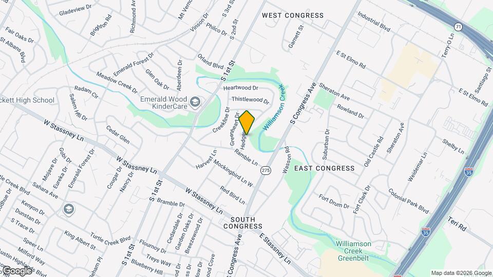 5201 Hedgewood Dr Map and Location Details