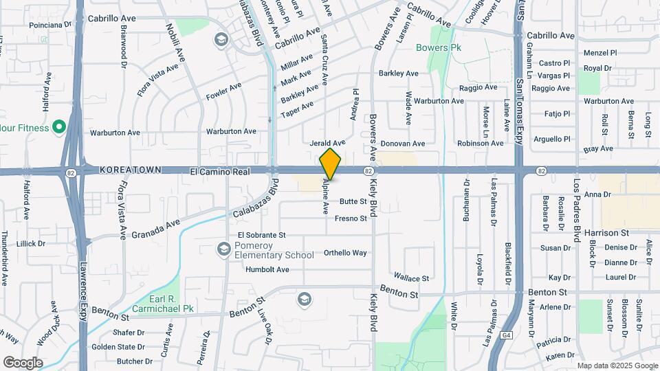 1515 Alpine Ave Map and Location Details