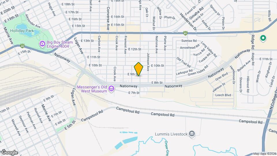 820 Hot Springs Ave Map and Location Details